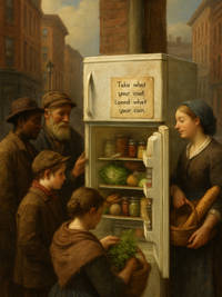 Cover of The Community Fridge on the Corner