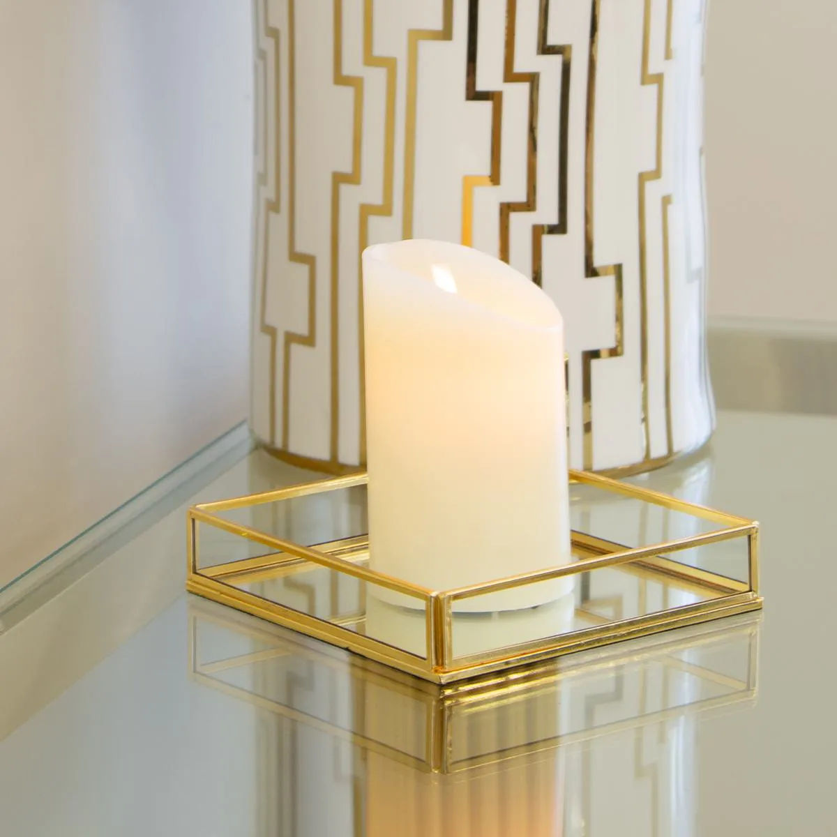 Small Gold Mirror Tray My True Home