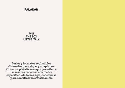Paladar brand refresh showcase design asset 41 displaying updated typographic layouts and visual system.