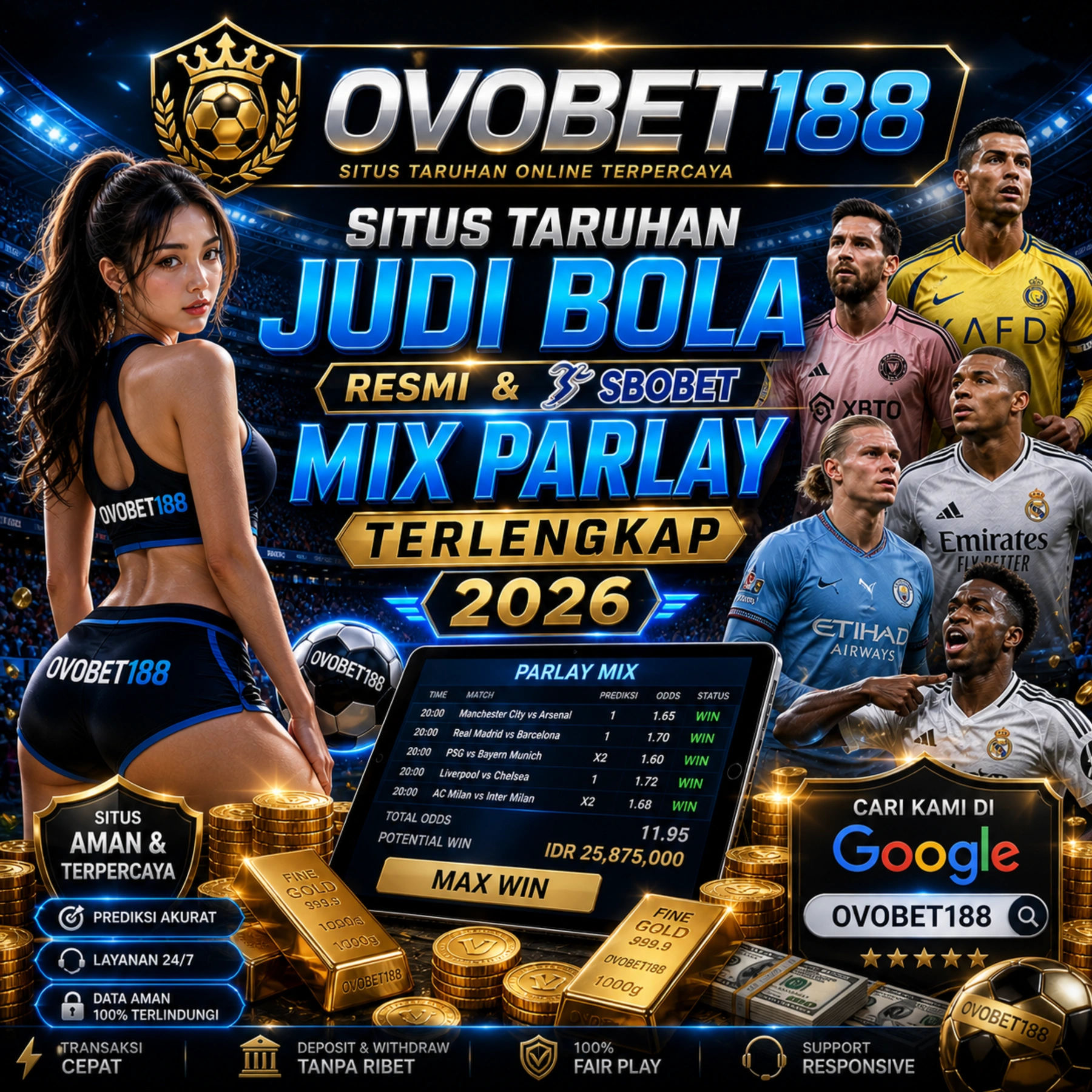 OVOBET188 🈳 Link Daftar Situs Judi Bola Resmi & Agen SBOBET Mix Parlay Terlengkap 2026