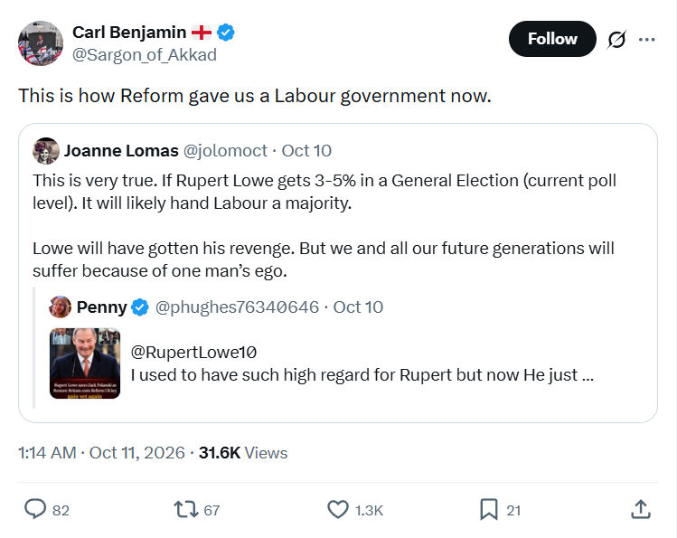 Carl Benjamin: This is how Reform...