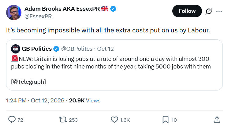 Adam Brooks: It’s becoming impossible...