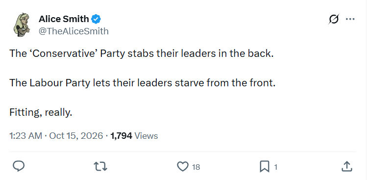 Alice Smith: The ‘Conservative’ Party...