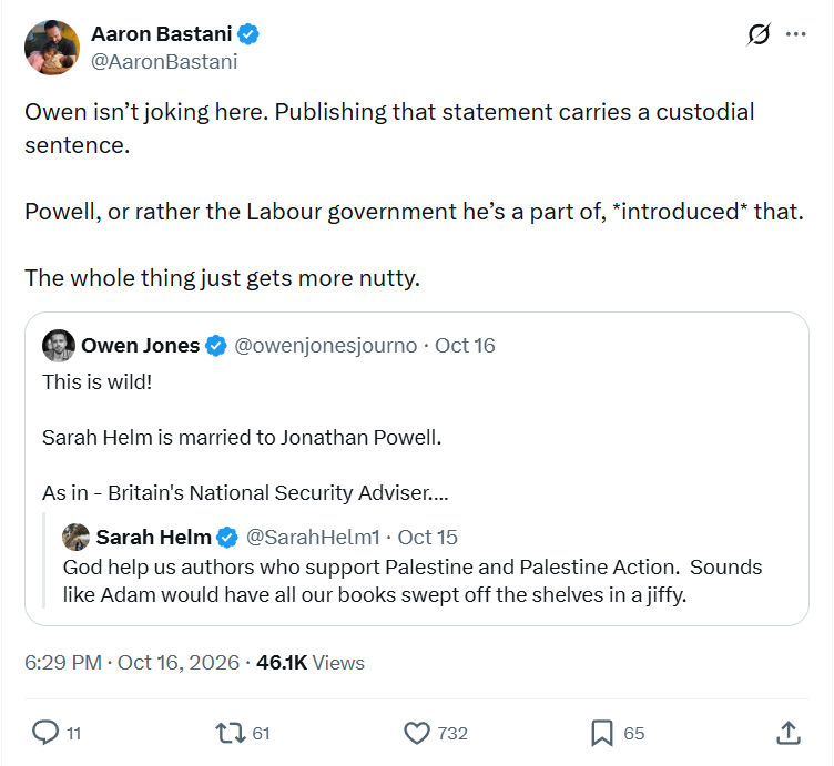Aaron Bastani: Owen isn’t joking here...