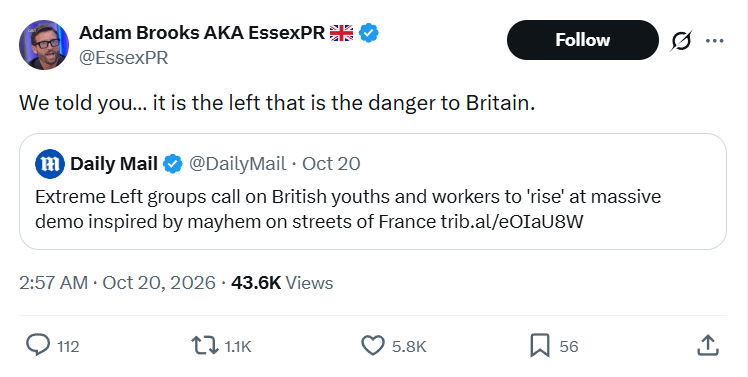 Adam Brooks: We told you…