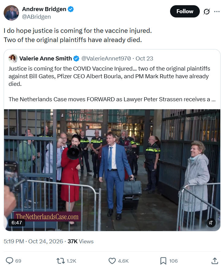 Andrew Bridgen: I do hope justice is coming...