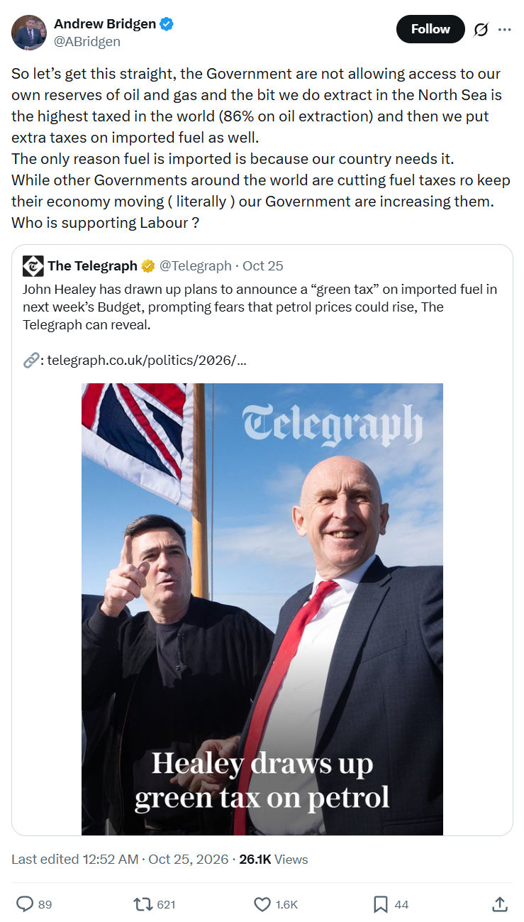 Andrew Bridgen: So let’s get this straight...