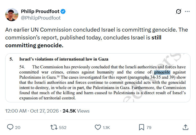 Philip Proudfoot: An earlier UN Commission...