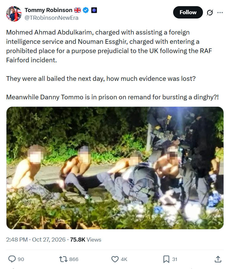 Tommy Robinson: Mohmed Ahmad Abdulkarim...