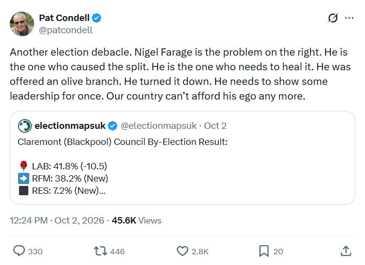 Pat Condell: Another election debacle...