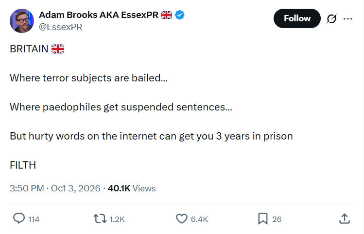 Adam Brooks: BRITAIN...