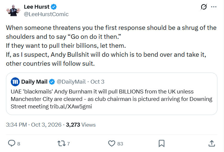Lee Hurst: When someone threatens you...