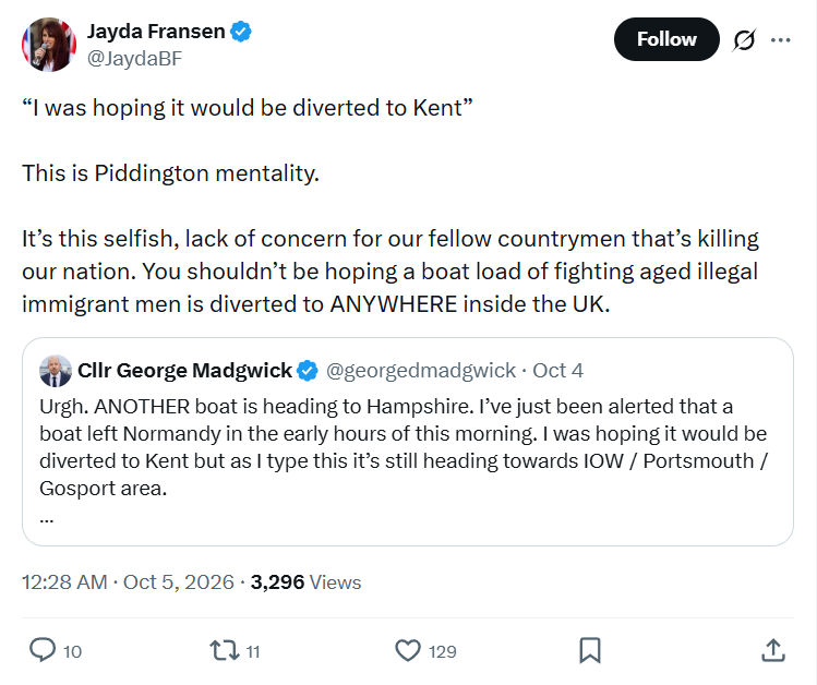 Jayda Fransen: “I was hoping it would...