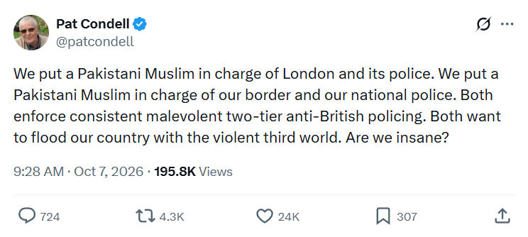 Pat Condell: We put a Pakistani Muslim...