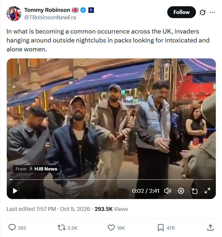 Tommy Robinson: In what is becoming a common...