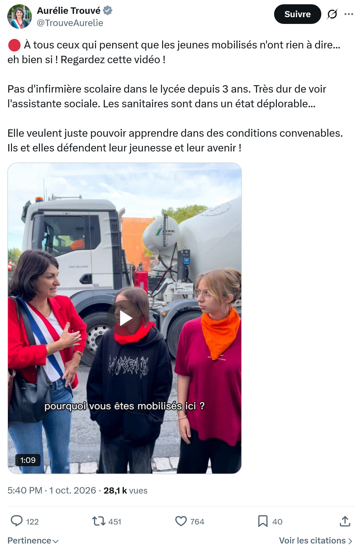 Aurélie Trouvé: À tous ceux qui pensent...