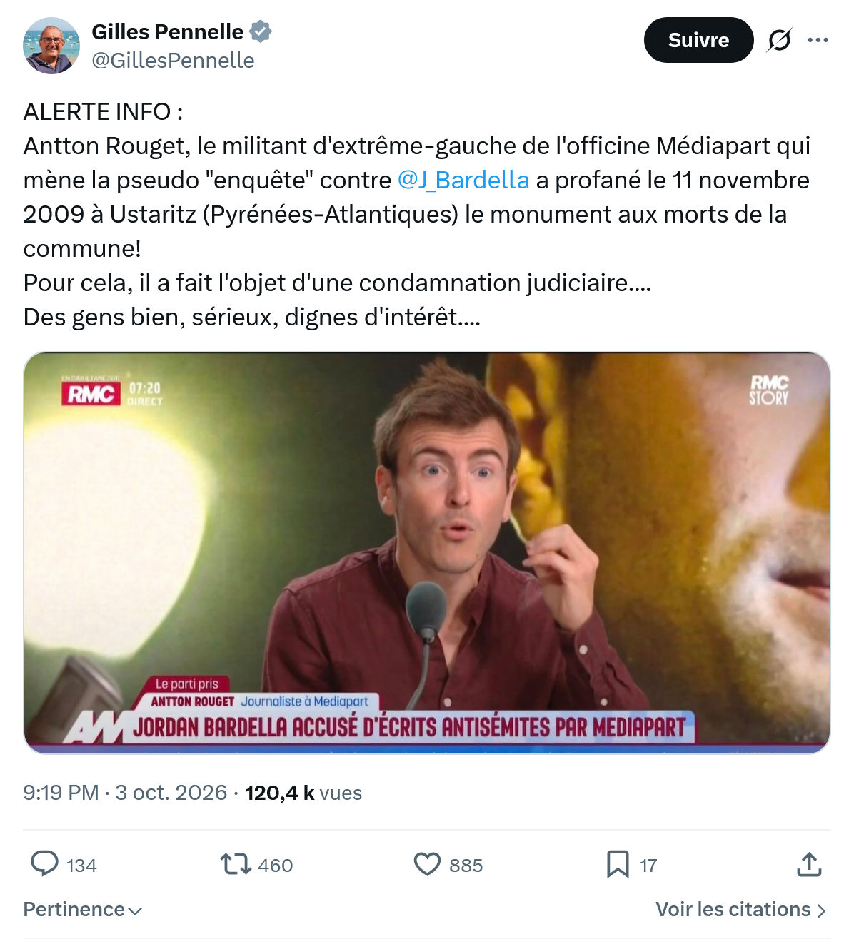 Gilles Pennelle: Antton Rouget, le militant...