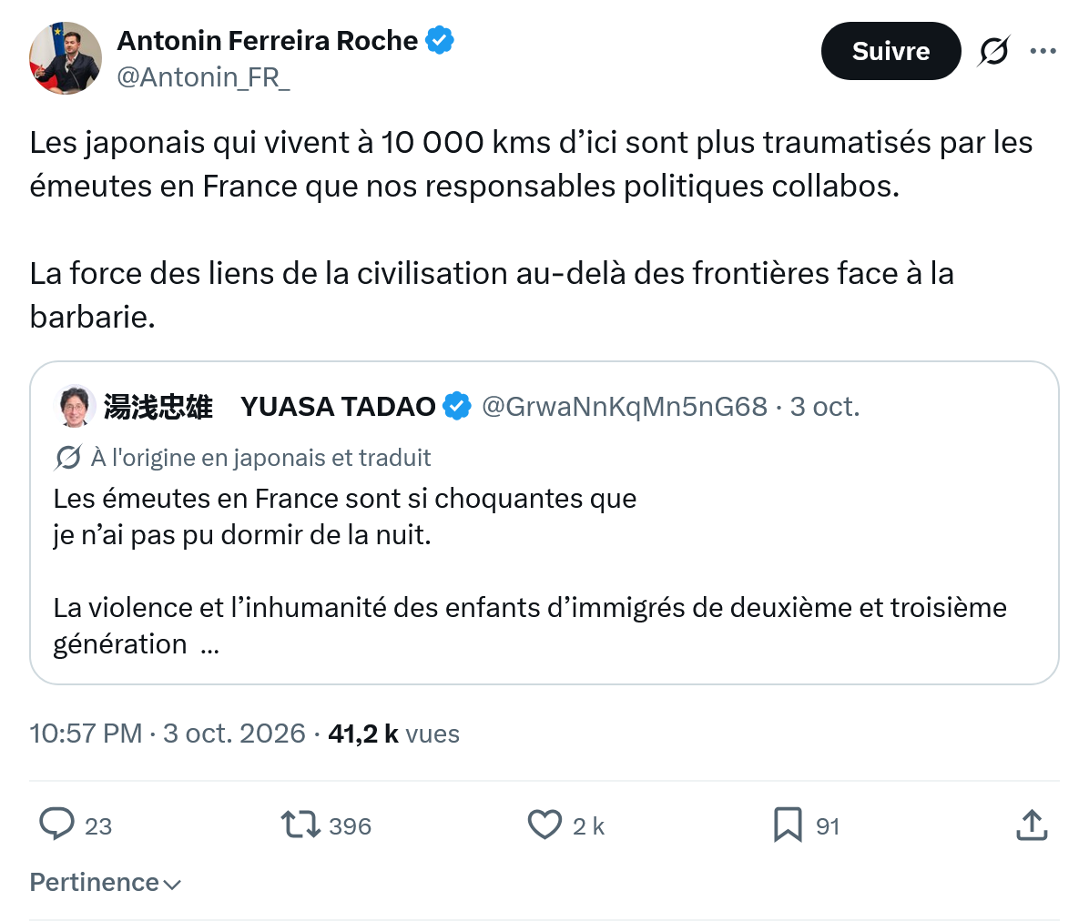 Antonin Ferreira Roche: Les japonais qui vivent...