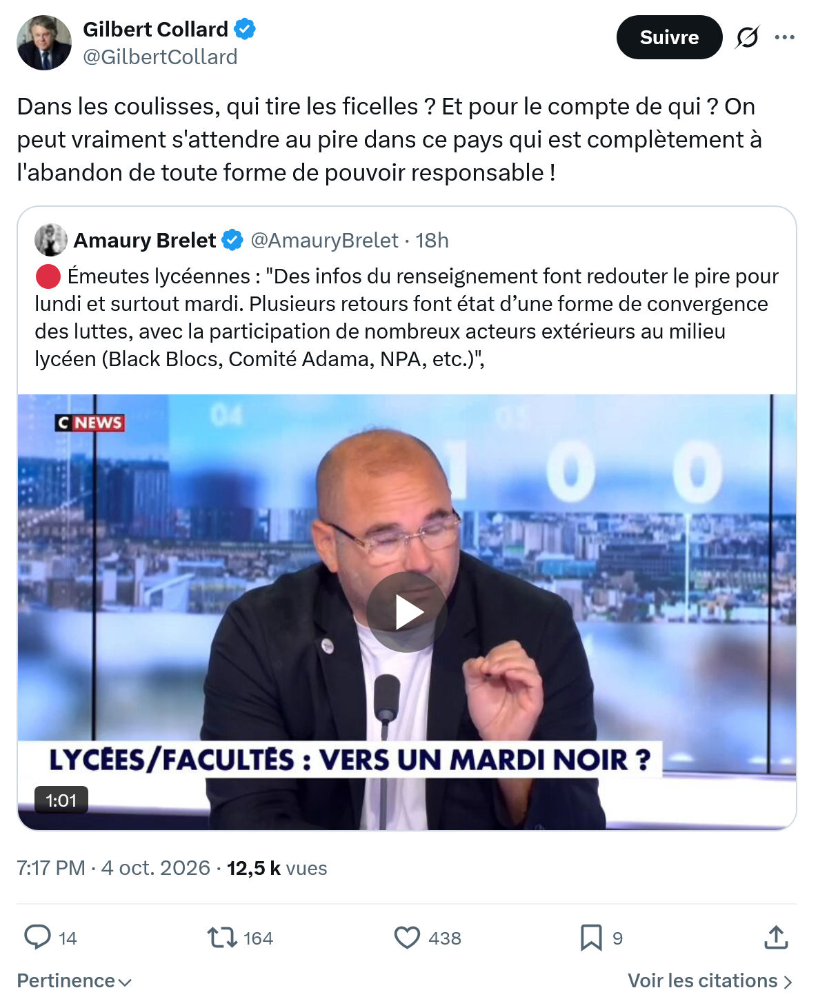 Gilbert Collard: Dans les coulisses...