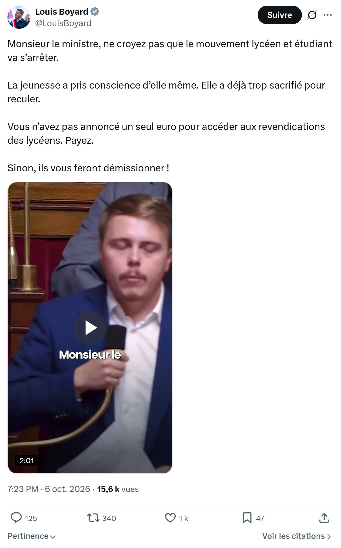 Louis Boyard: Monsieur le ministre...