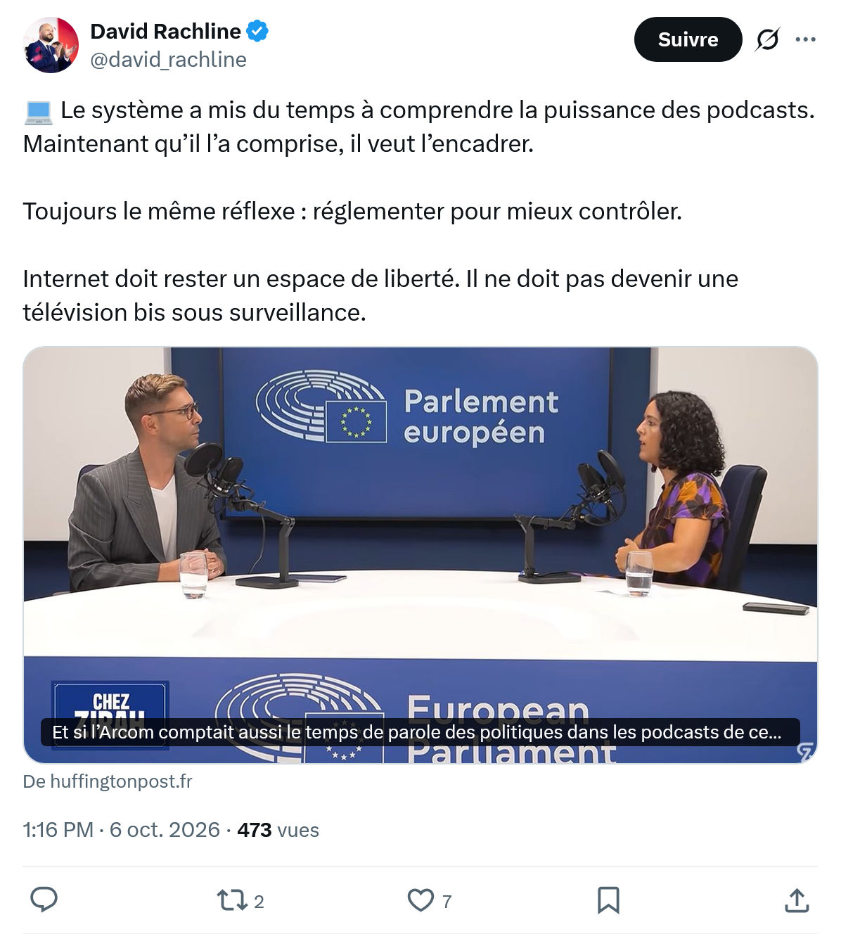 David Rachline: Le système a mis du temps...