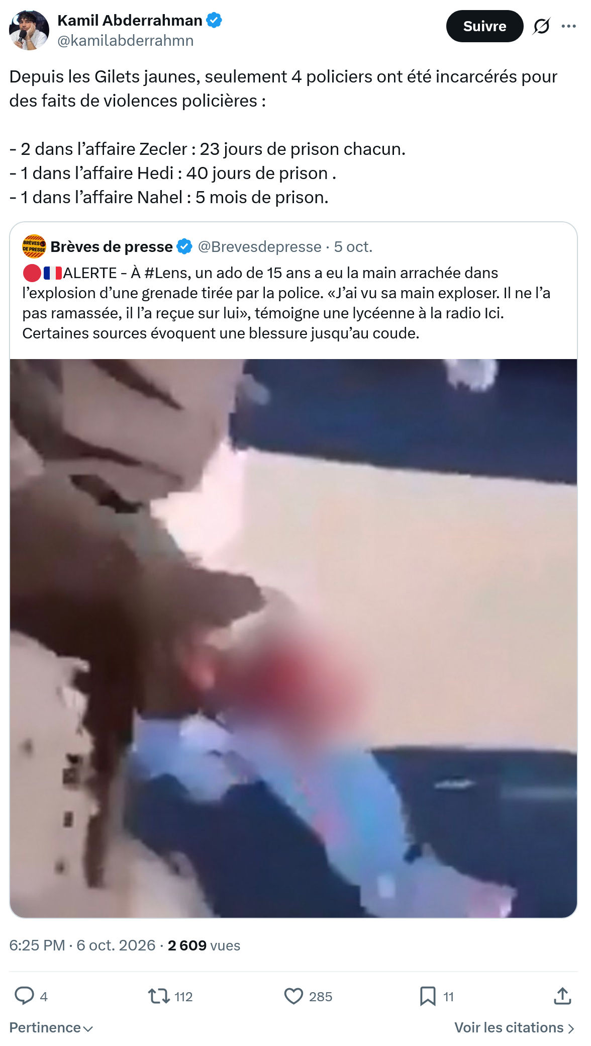 Kamil Abderrahman: Depuis les Gilets jaunes...