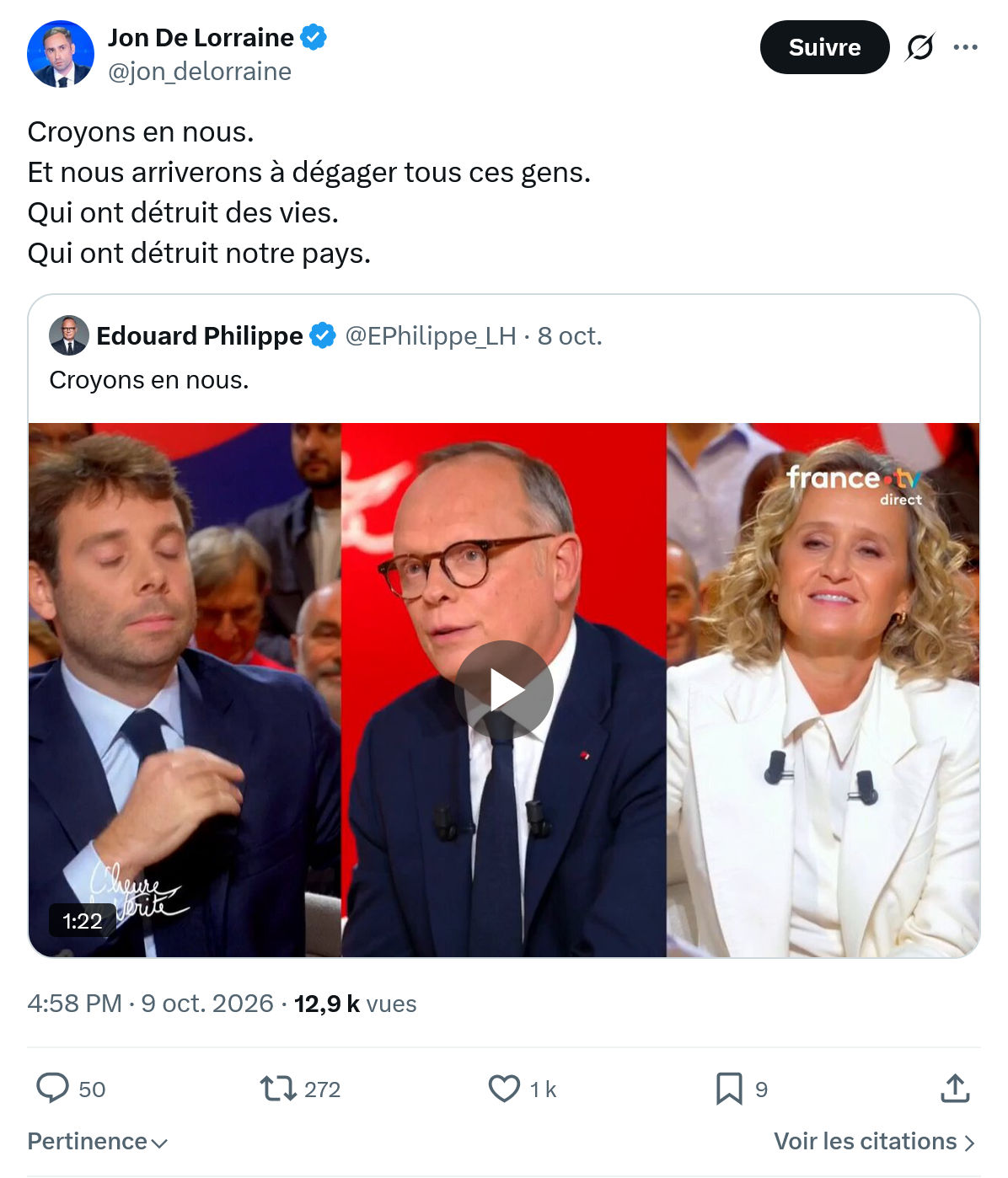 Jon De Lorraine: Croyons en nous...
