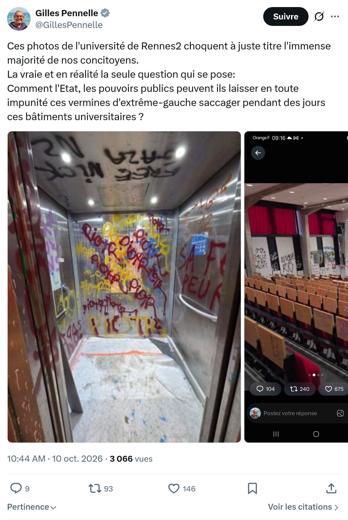 Gilles Pennelle: Ces photos de l'université...