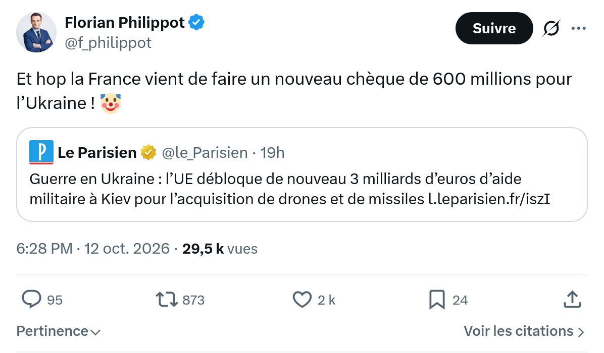 Florian Philippot: Et hop la France vient...