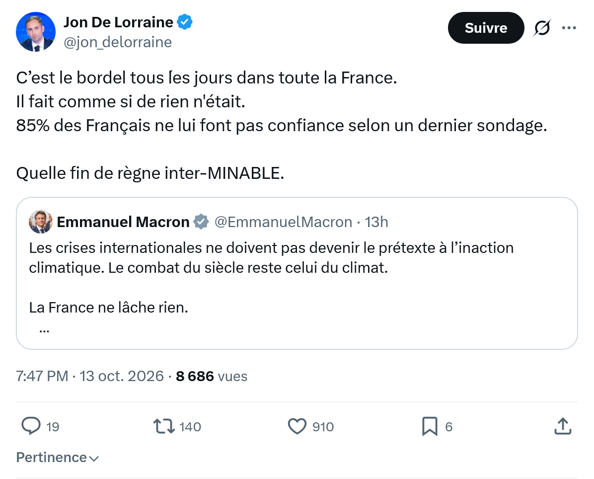 Jon De Lorraine: C’est le bordel tous ́les jours...