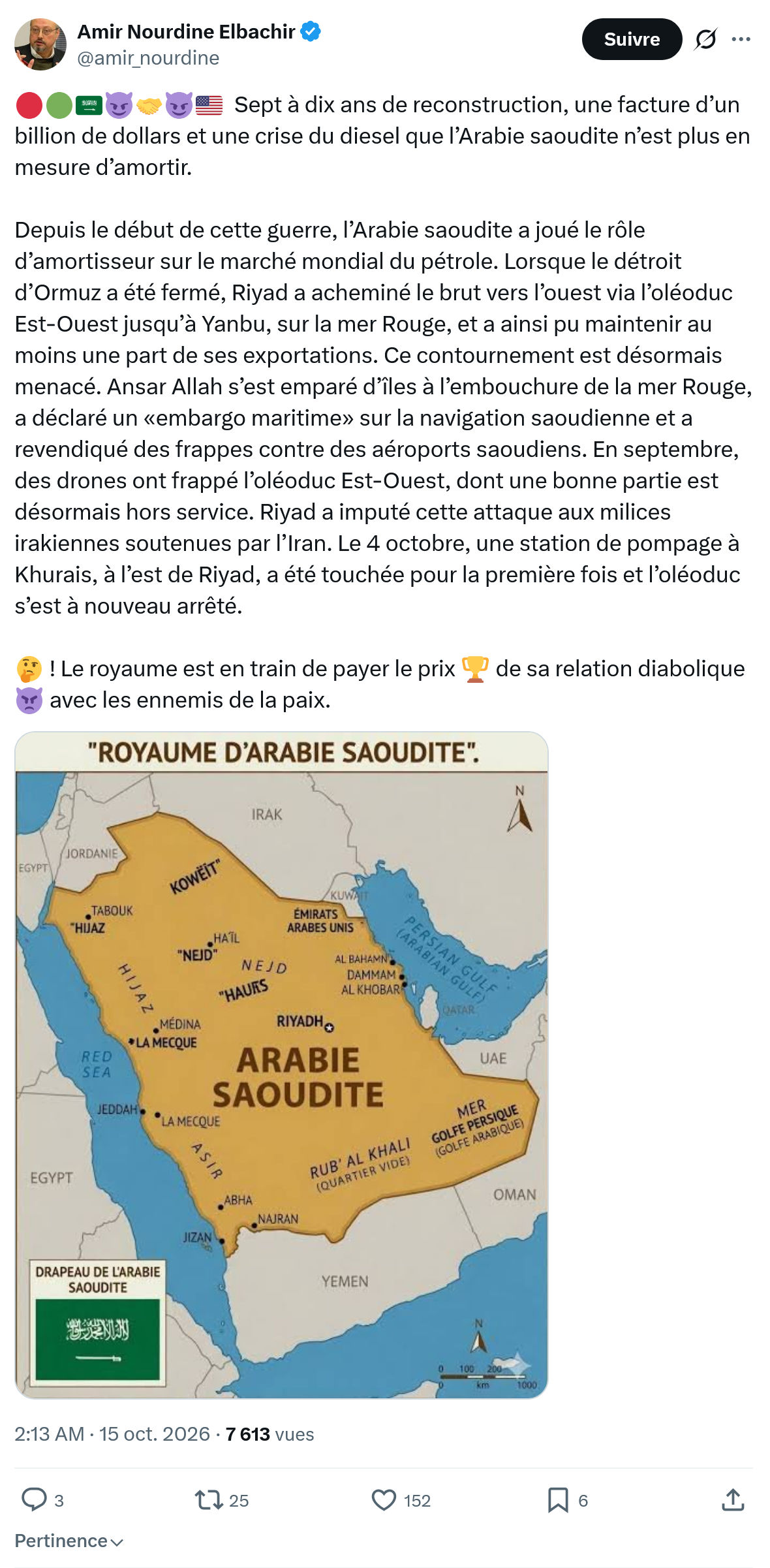 Amir Nourdine Elbachir: Sept à dix ans de reconstruction...