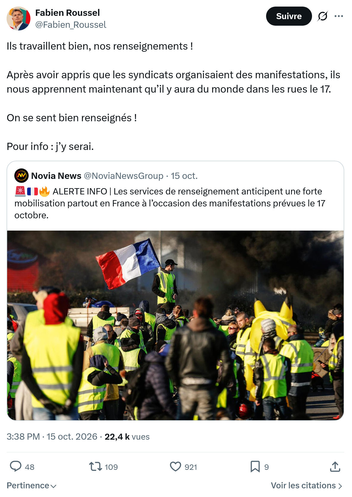 Fabien Roussel: Ils travaillent bien...