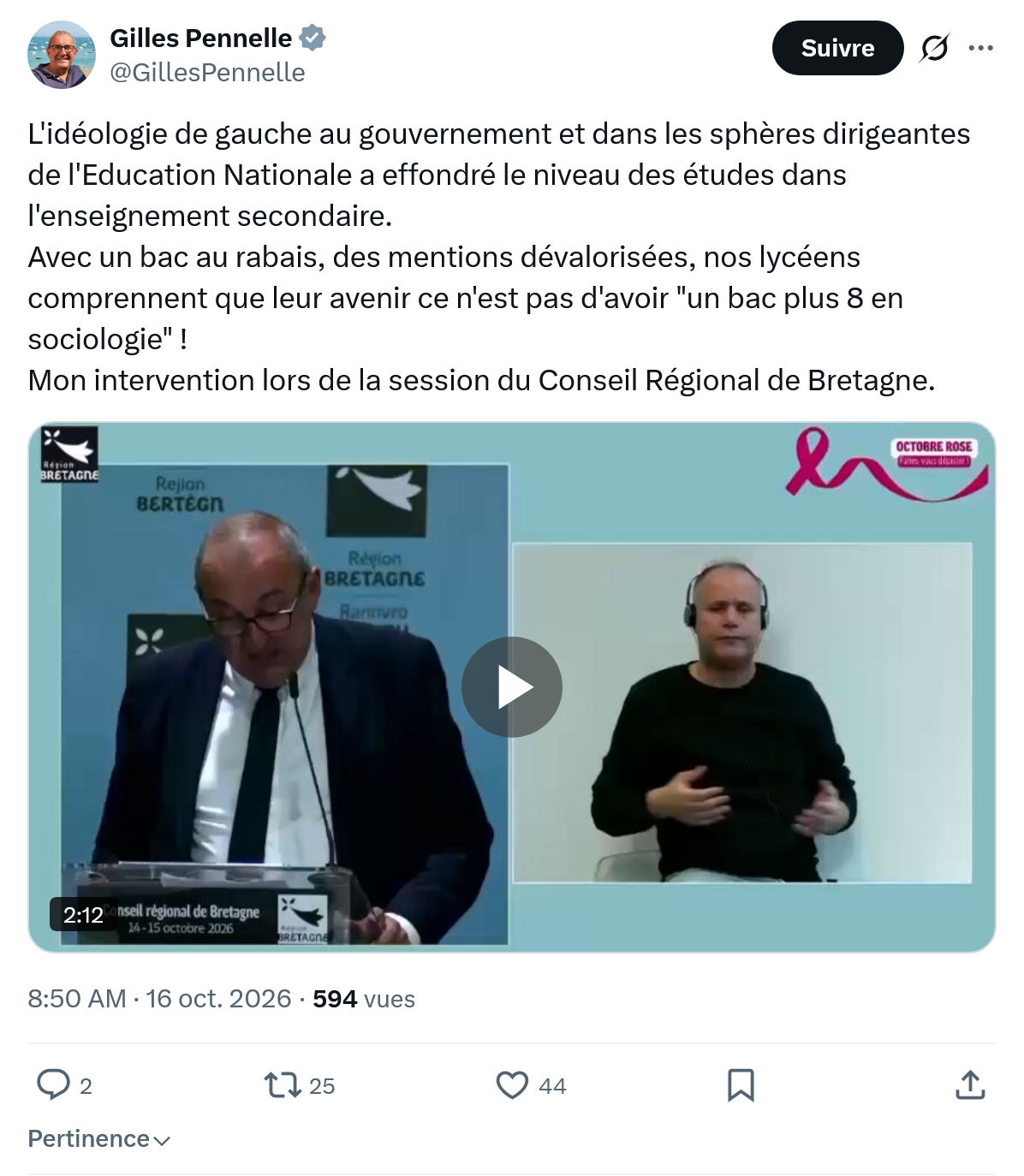 Gilles Pennelle: L'idéologie de gauche au gouvernement...