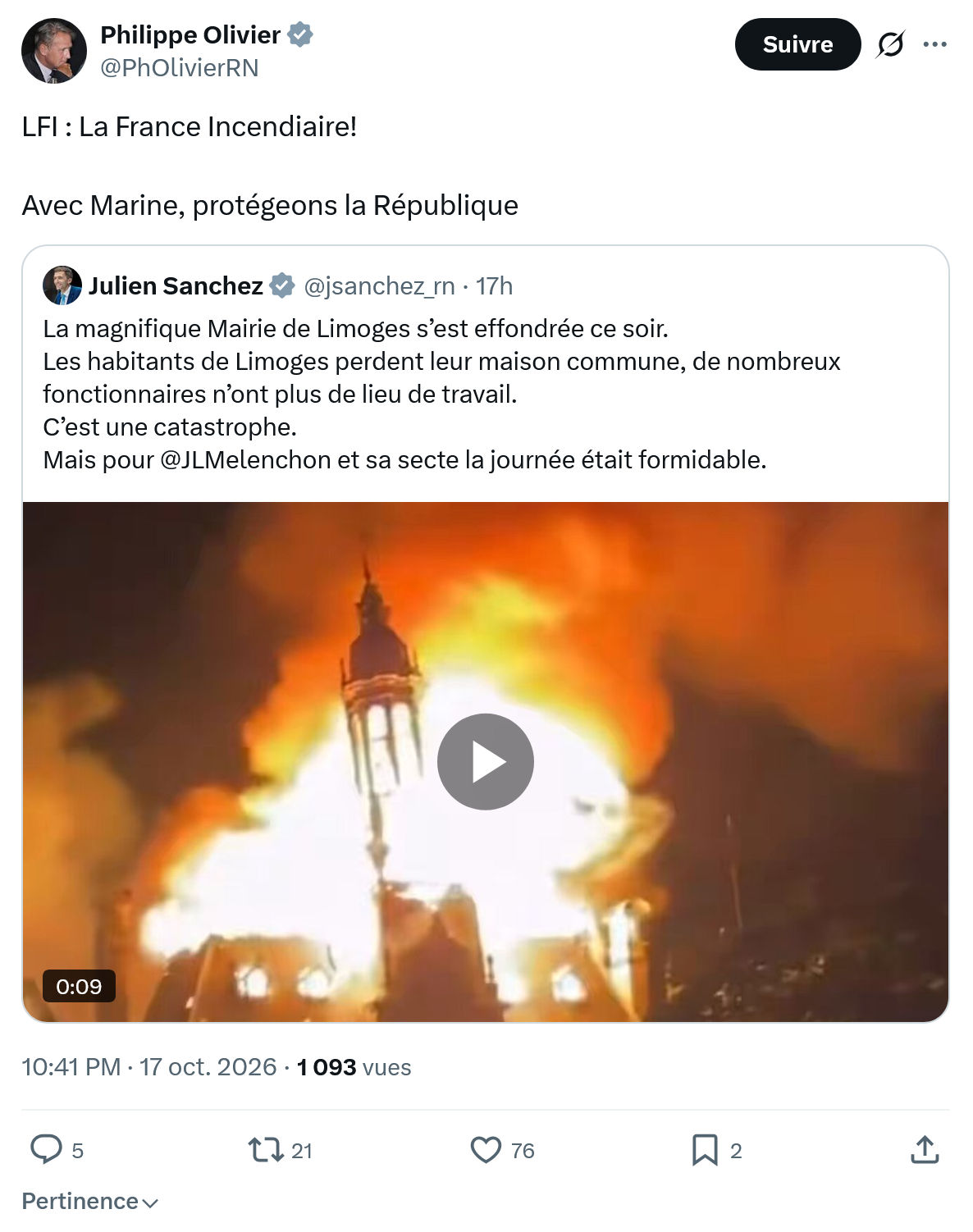 Philippe Olivier: Avec Marine, protégeons...