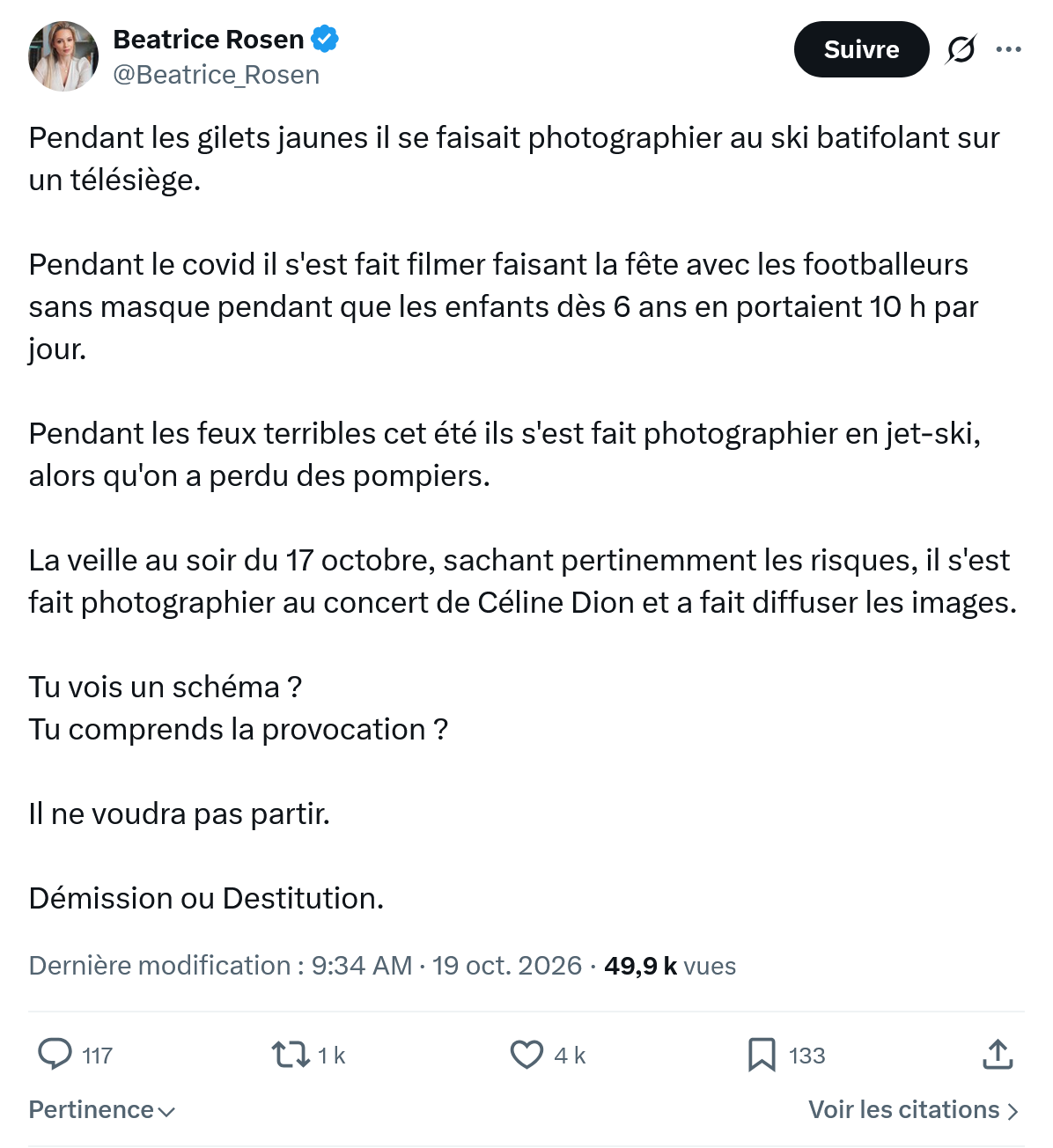 Béatrice Rosen: Pendant les gilets jaunes...