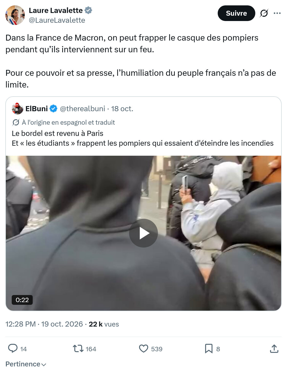 Laure Lavalette: Dans la France de Macron...