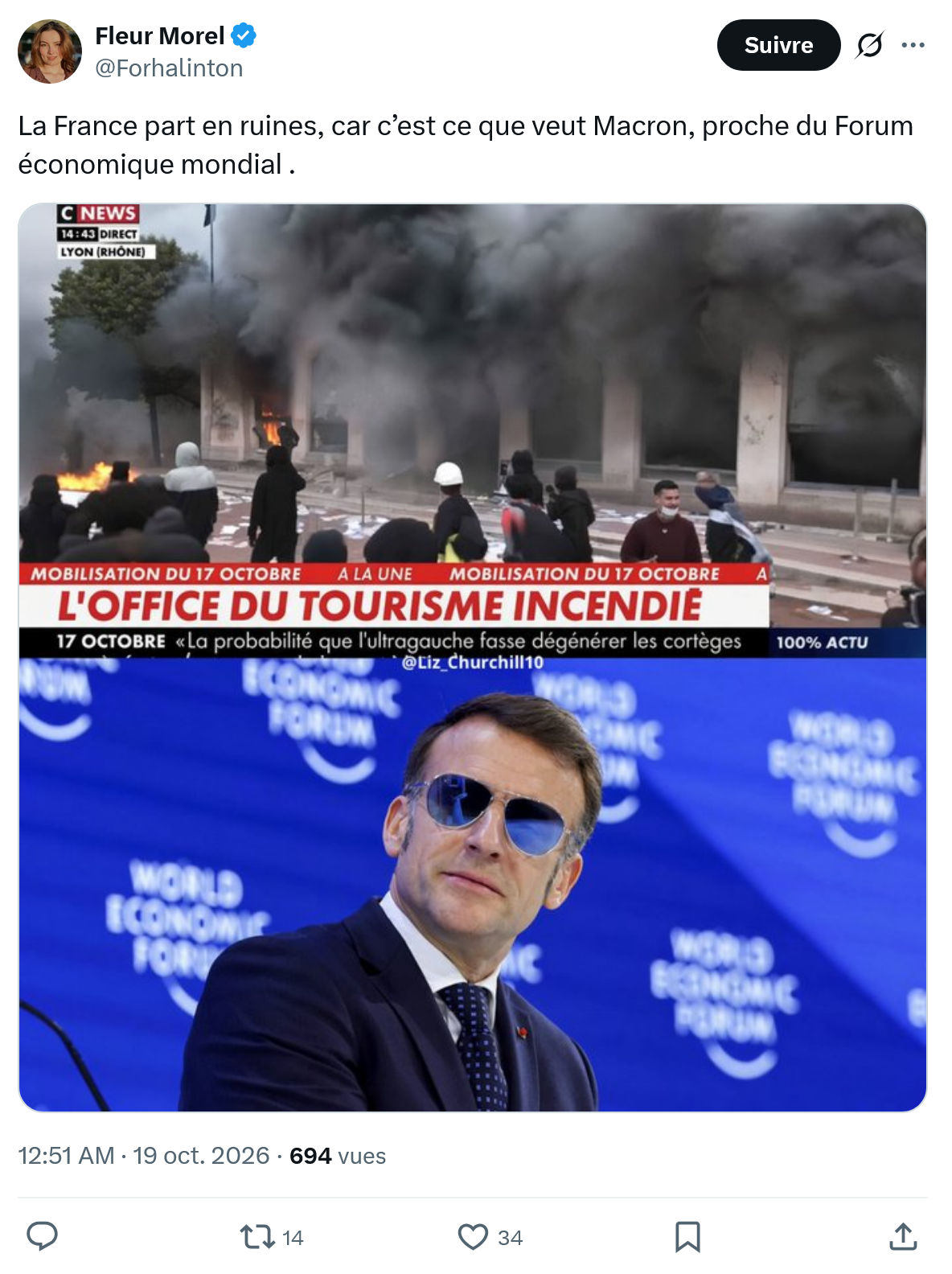 Fleur Morel: La France part en ruines...