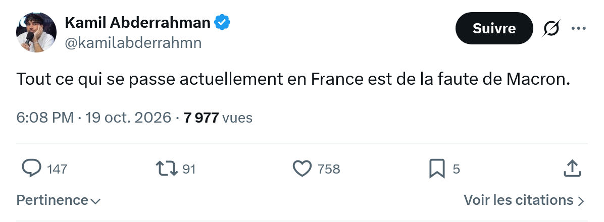 Kamil Abderrahman: Tout ce qui se passe...