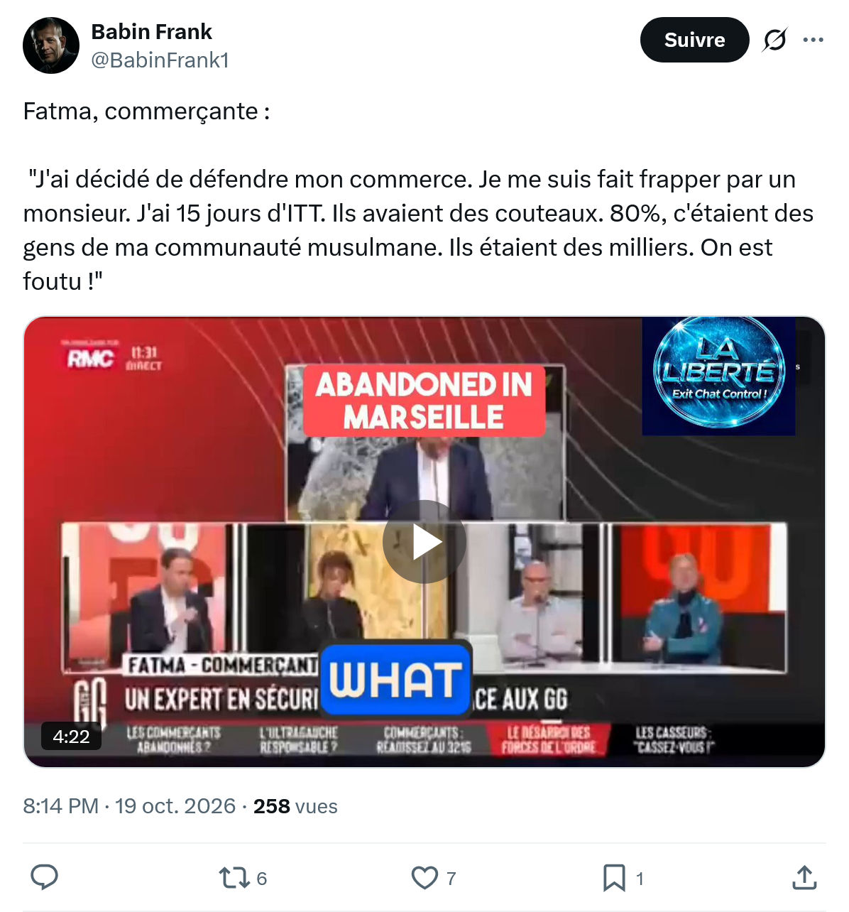 Frank Babin: Fatma, commerçante...