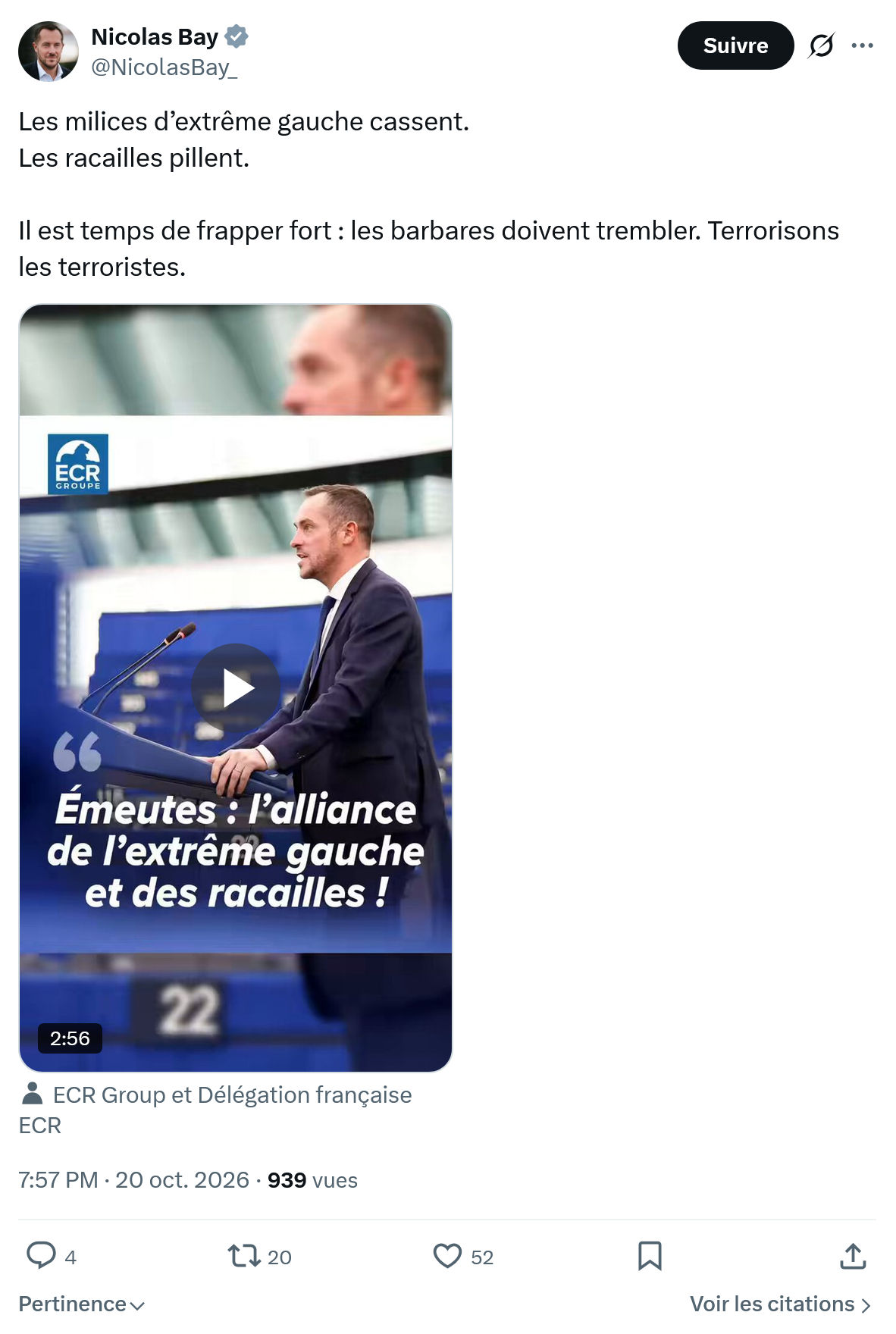 Nicolas Bay: Les milices d’extrême...