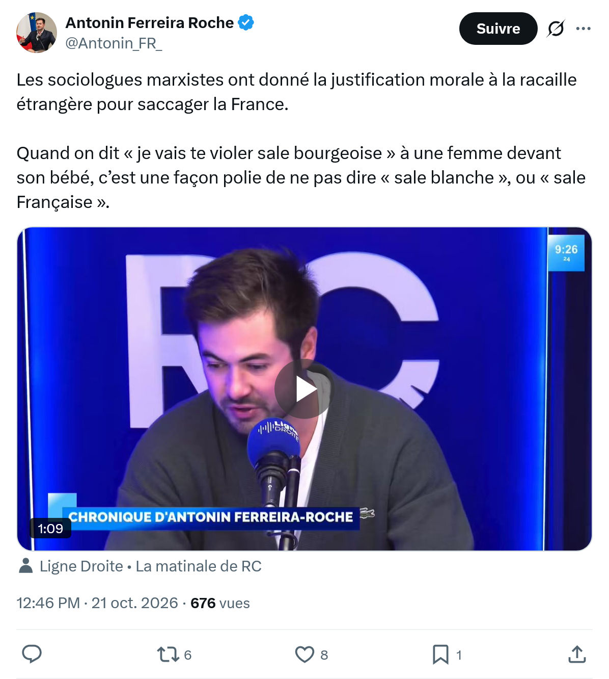Antonin Ferreira Roche: Les sociologues marxistes...