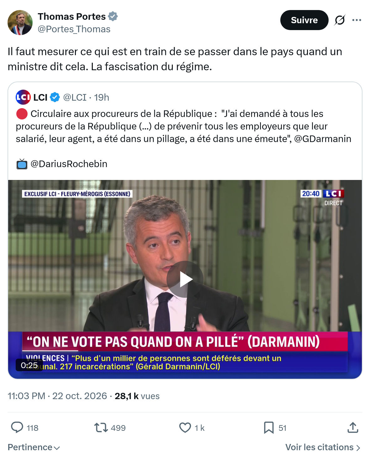 Thomas Portes: Il faut mesurer ce qui est en train...