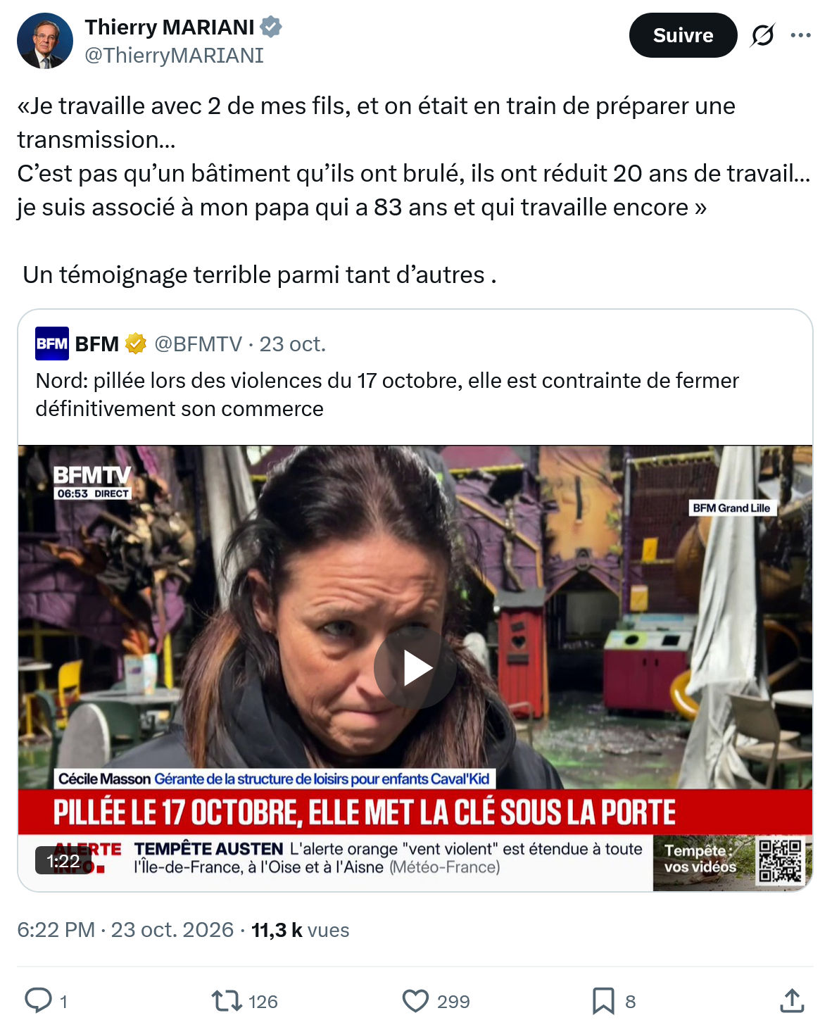 Thierry Mariani: «Je travaille avec 2 de mes fils...