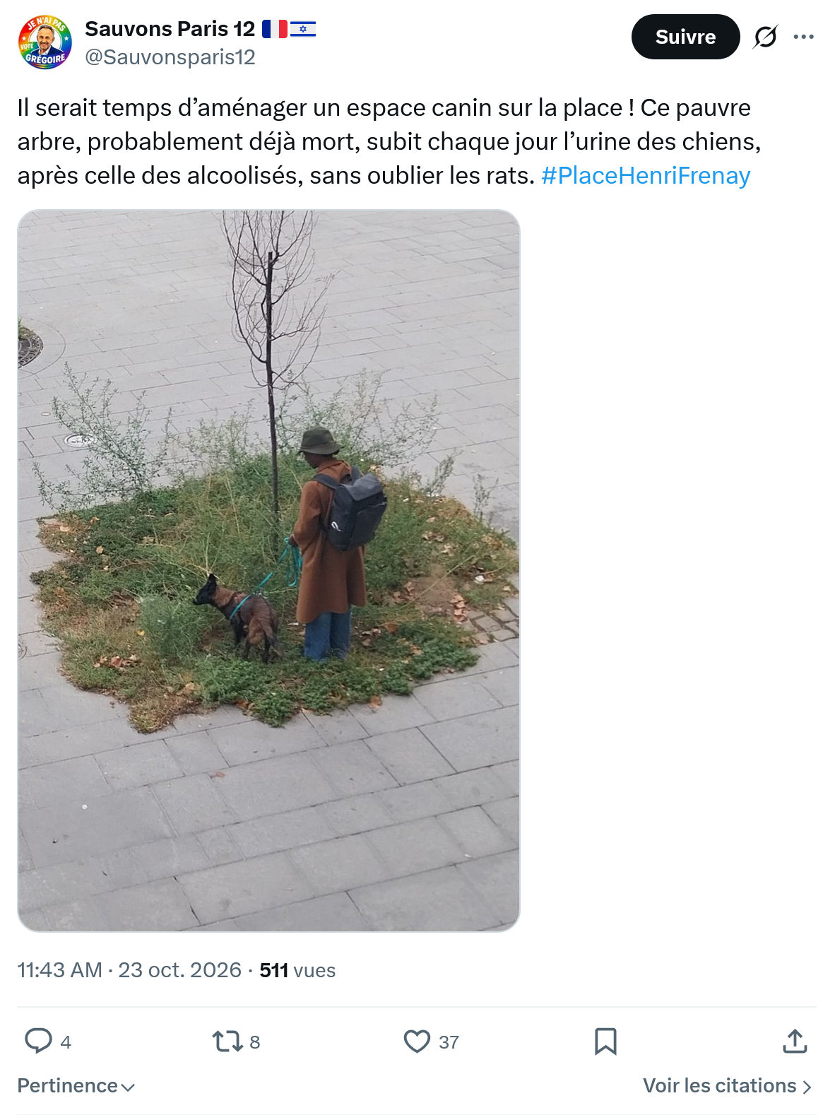 Sauvons Paris 12: Il serait temps d’aménager...