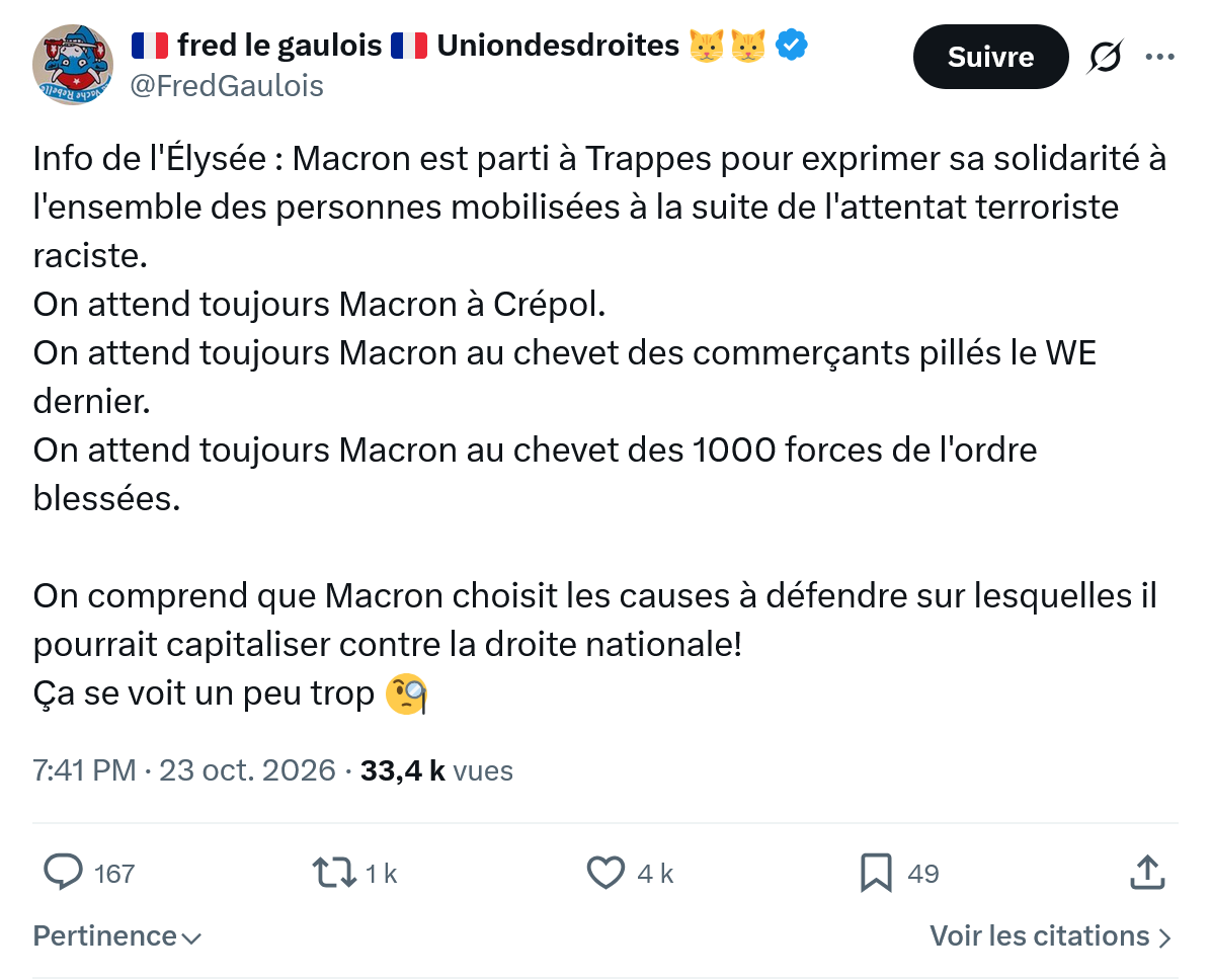 Fred le Gaulois: Info de l'Élysée...