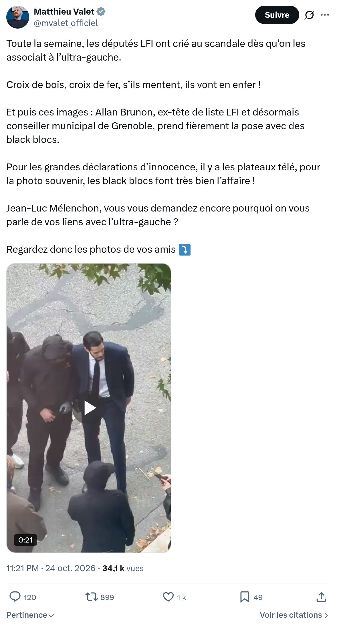 Matthieu Valet: Toute la semaine, les députés...