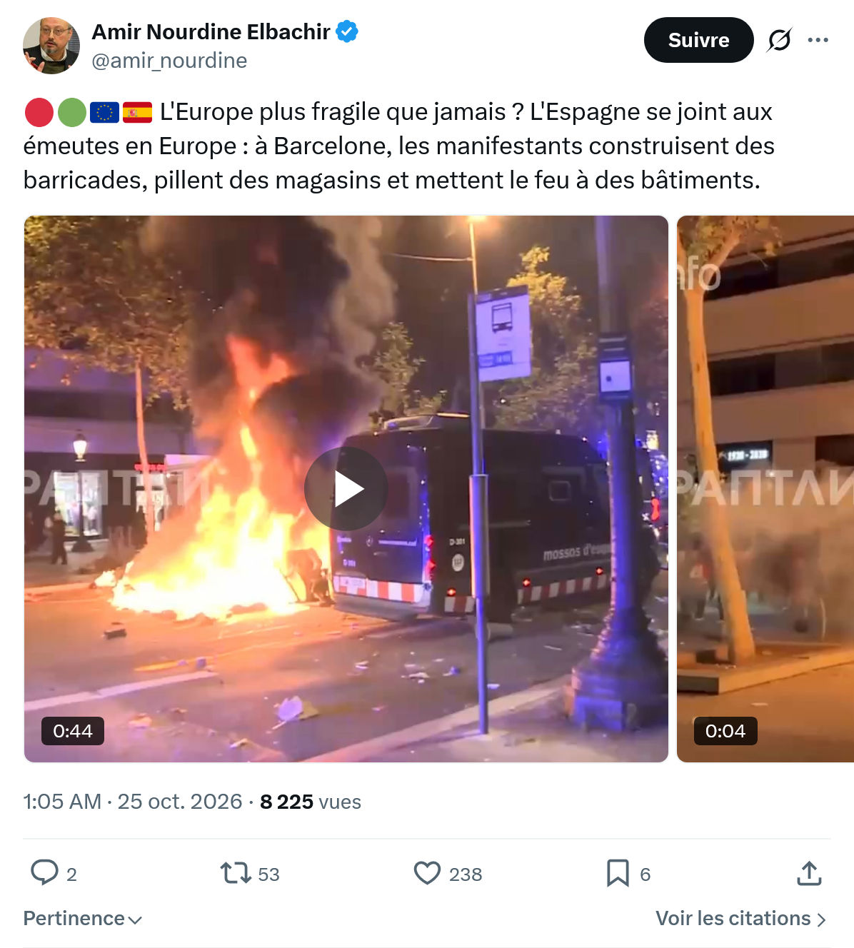 Amir Nourdine Elbachir: L'Europe plus fragile...