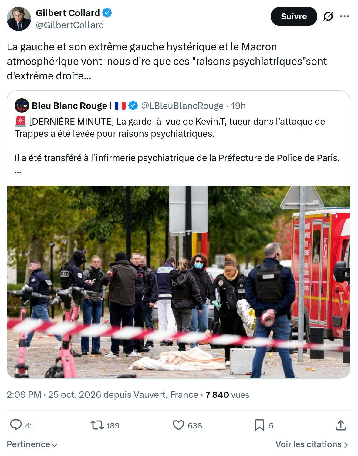 Gilbert Collard: La gauche et son extrême...