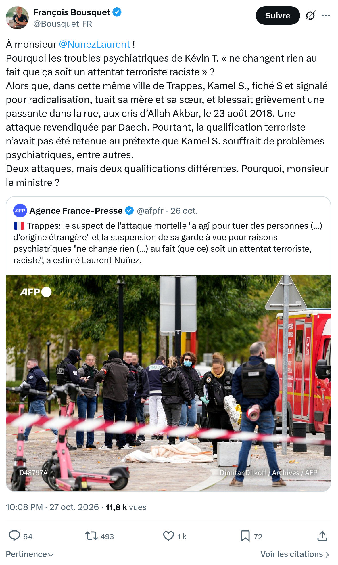 François Bousquet: À monsieur @NunezLaurent...