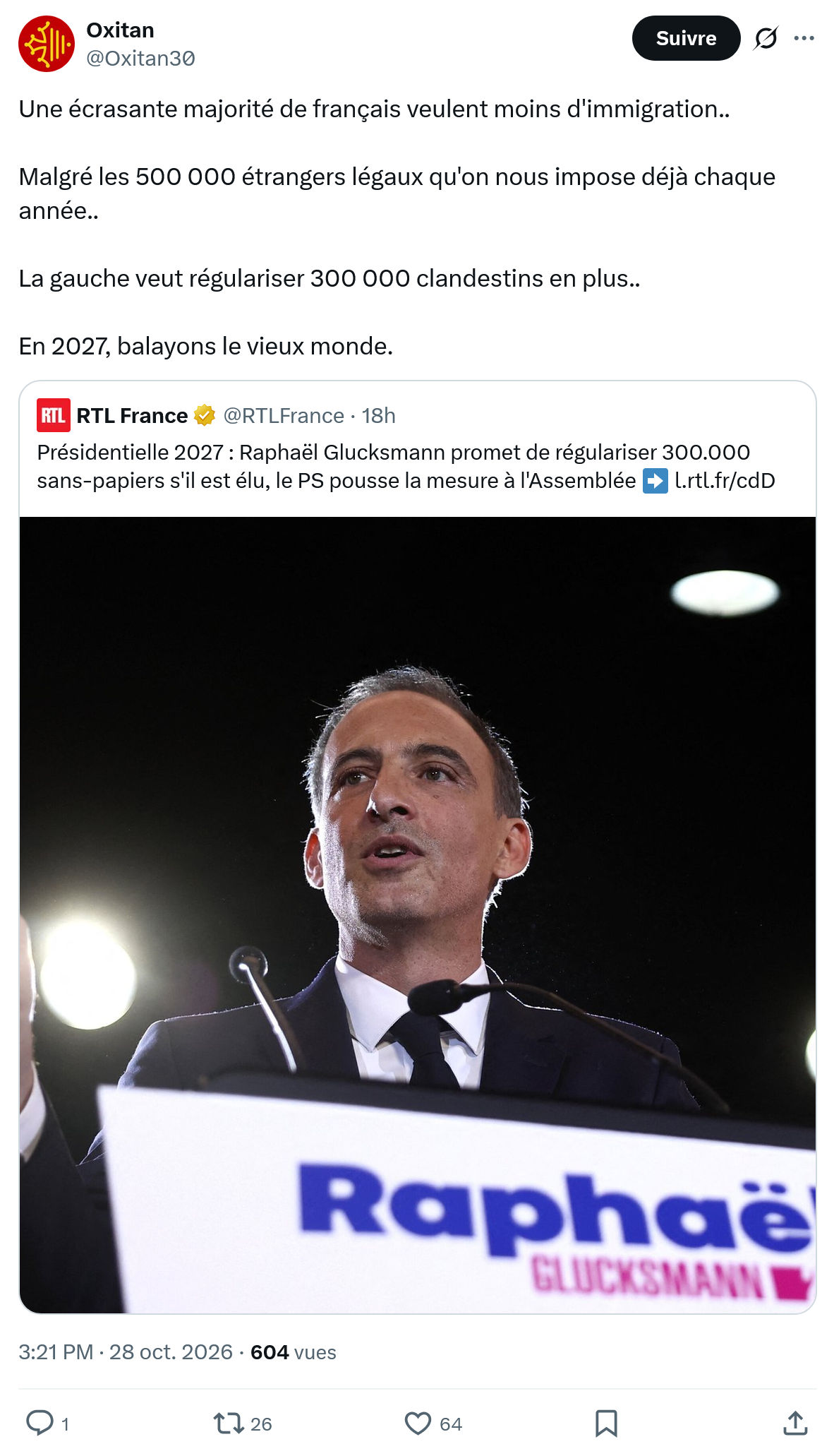 Oxitan: Une écrasante majorité...